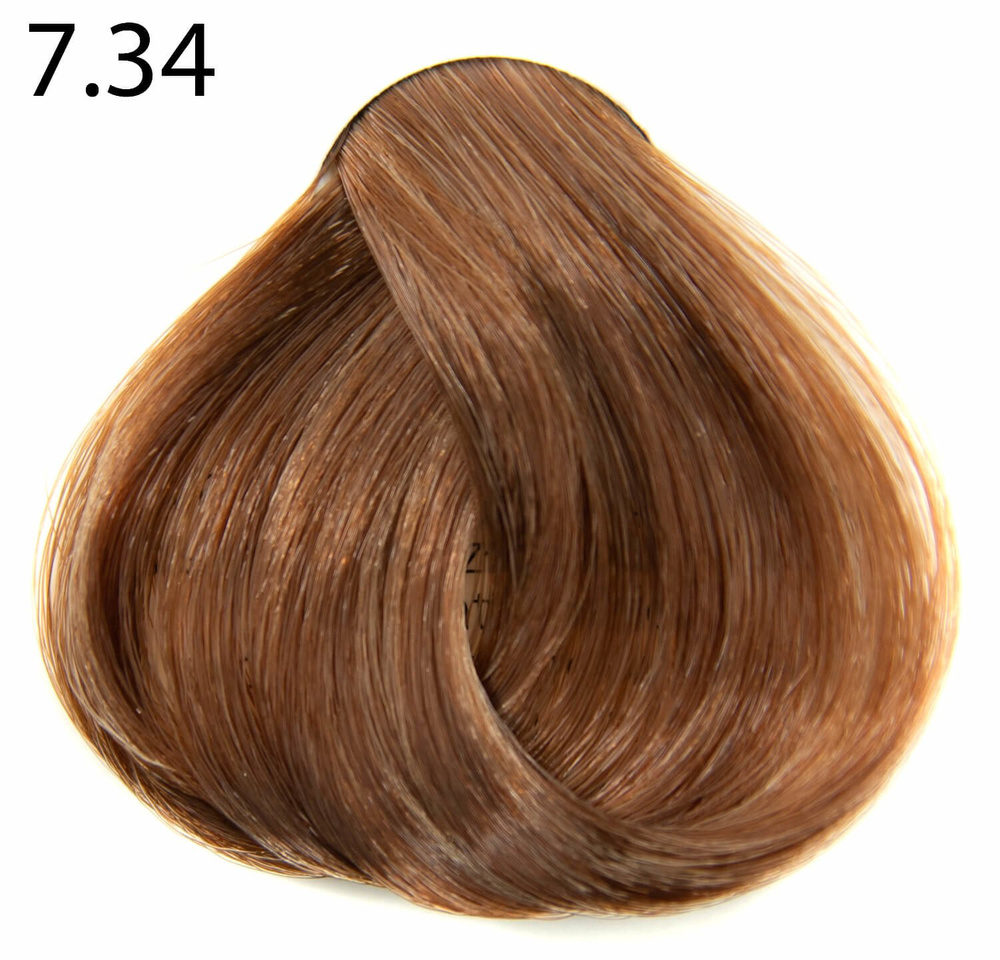 Profesjonalna farba do włosów RR Line 100 ml 7.34 średni blond złoto miedziany