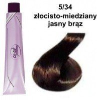 Farba do włosów CeCe Color Creme  5/34  Złocisto-miedziany jasny brąz
